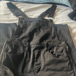 Blank NYC Black Denim Jumpsuit coveralls